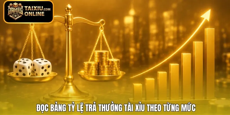 Đọc bảng tỷ lệ trả thưởng Tài Xỉu theo từng mức