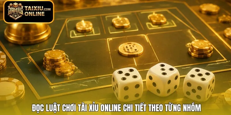 Đọc luật chơi Tài Xỉu online chi tiết theo từng nhóm