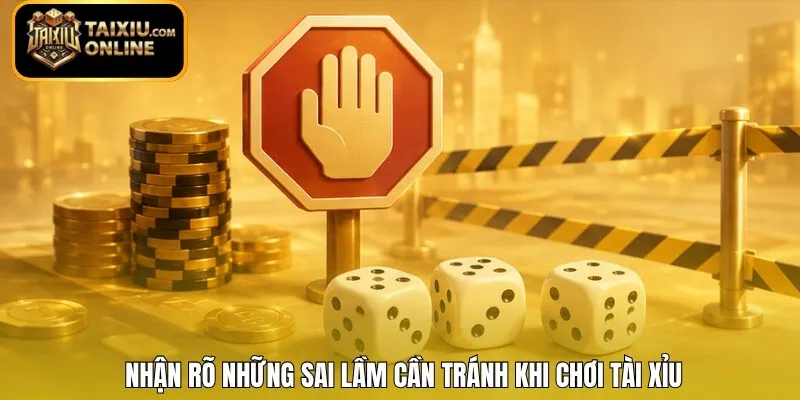 Nhận rõ những sai lầm cần tránh khi chơi Tài Xỉu