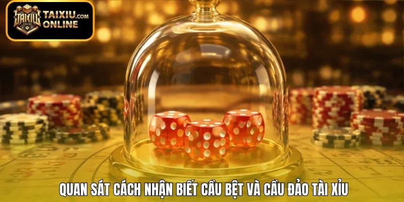 Quan sát cách nhận biết cầu bệt và cầu đảo Tài Xỉu